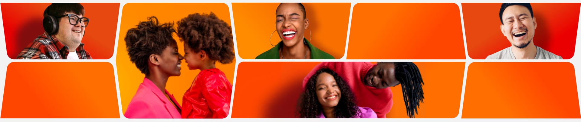 Várias pessoas sorrindo